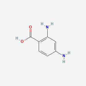2,4-Diaminobenzoic acid chemical structure (CAS 611-03-0)