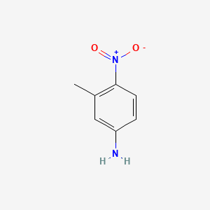 3-Methyl-4-nitroaniline chemical structure (CAS 611-05-2)