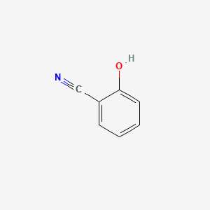 2-Hydroxybenzonitrile chemical structure (CAS 611-20-1)