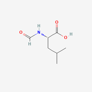 N-Formyl-Leu-OH chemical structure (CAS 6113-61-7)