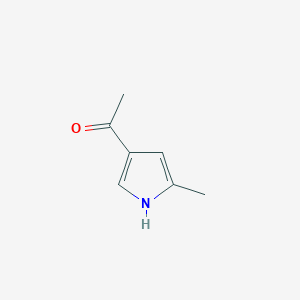 1-(5-Methyl-1H-pyrrol-3-yl)ethanone chemical structure (CAS 6115-72-6)