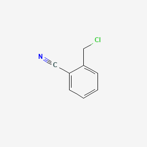 2-(Chloromethyl)benzonitrile chemical structure (CAS 612-13-5)