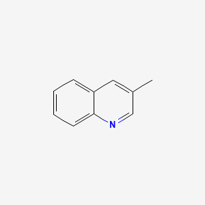 3-Methylquinoline chemical structure (CAS 612-58-8)