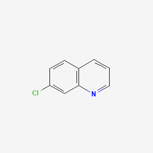7-Chloroquinoline chemical structure (CAS 612-61-3)
