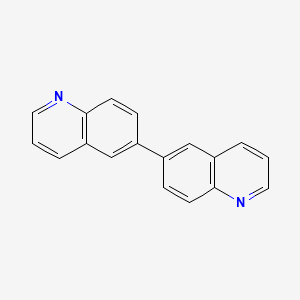 6,6'-Biquinoline chemical structure (CAS 612-79-3)