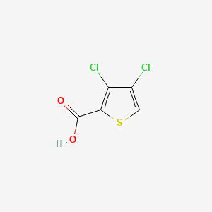 3,4-Dichlorothiophene-2-carboxylic acid chemical structure (CAS 61209-02-7)