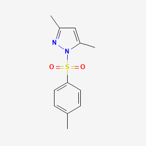 3,5-Dimethyl-1-tosyl-1H-pyrazole chemical structure (CAS 6126-12-1)