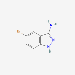 5-Bromo-1H-indazol-3-amine chemical structure (CAS 61272-71-7)