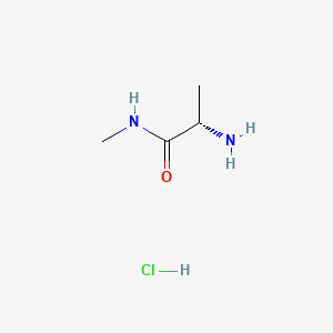 (S)-2-Amino-N-methylpropanamide hydrochloride chemical structure (CAS 61275-22-7)