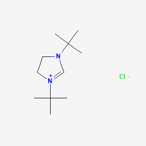 1,3-Di-tert-butyl-4,5-dihydro-1H-imidazol-3-ium chloride chemical structure (CAS 612825-69-1)