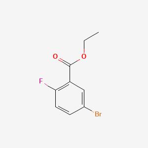 Ethyl 5-bromo-2-fluorobenzoate chemical structure (CAS 612835-53-7)