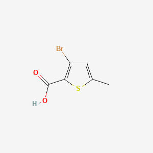 3-Bromo-5-methylthiophene-2-carboxylic acid chemical structure (CAS 61285-29-8)