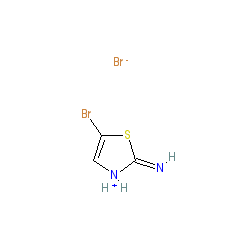 2-Amino-5-bromothiazole monohydrobromide chemical structure (CAS 61296-22-8)