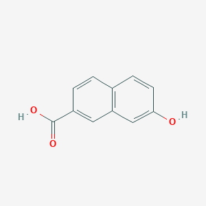 7-Hydroxy-2-naphthoic acid chemical structure (CAS 613-17-2)