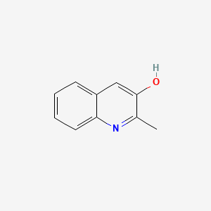 2-Methylquinolin-3-ol chemical structure (CAS 613-19-4)
