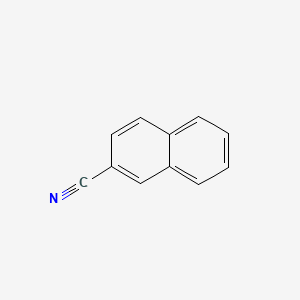 2-Naphthonitrile chemical structure (CAS 613-46-7)