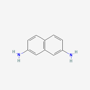 Naphthalene-2,7-diamine chemical structure (CAS 613-76-3)