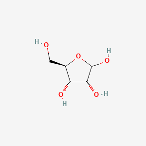 D-Ribofuranose chemical structure (CAS 613-83-2)