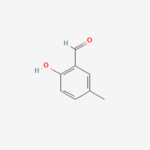 2-Hydroxy-5-methylbenzaldehyde chemical structure (CAS 613-84-3)