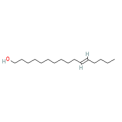 (E)-Hexadec-11-en-1-ol chemical structure (CAS 61301-56-2)