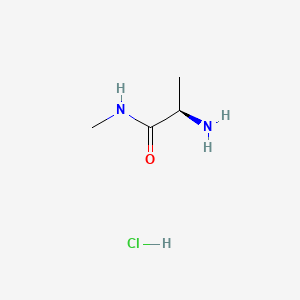 D-Alanine methylamide hydrochloride chemical structure (CAS 61302-99-6)