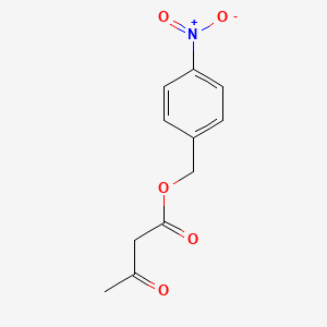 4-Nitrobenzyl 3-oxobutanoate chemical structure (CAS 61312-84-3)