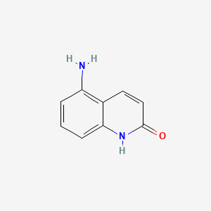5-Aminoquinolin-2(1H)-one chemical structure (CAS 61317-32-6)