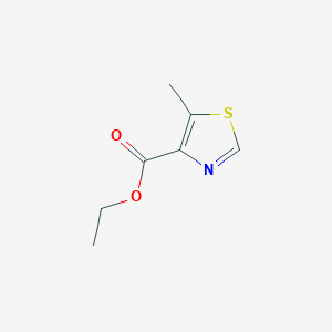 Ethyl 5-methylthiazole-4-carboxylate chemical structure (CAS 61323-26-0)