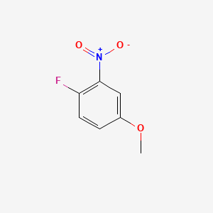 1-Fluoro-4-methoxy-2-nitrobenzene chemical structure (CAS 61324-93-4)