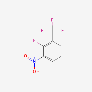 2-Fluoro-3-nitrobenzotrifluoride chemical structure (CAS 61324-97-8)