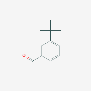 1-(3-(tert-Butyl)phenyl)ethanone chemical structure (CAS 6136-71-6)