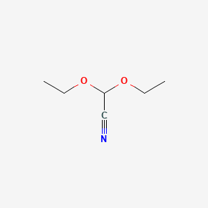 2,2-Diethoxyacetonitrile chemical structure (CAS 6136-93-2)