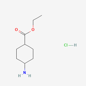 cis-Ethyl 4-aminocyclohexanecarboxylate hydrochloride chemical structure (CAS 61367-17-7)