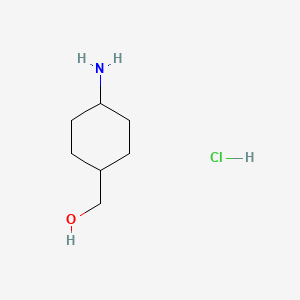 (cis-4-Aminocyclohexyl)methanol hydrochloride chemical structure (CAS 61367-22-4)