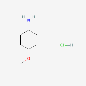 trans-4-Methoxycyclohexanamine hydrochloride chemical structure (CAS 61367-41-7)