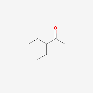 3-Ethylpentan-2-one chemical structure (CAS 6137-03-7)