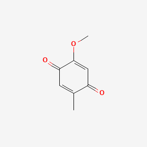 2-Methoxy-5-methylcyclohexa-2,5-diene-1,4-dione chemical structure (CAS 614-13-1)