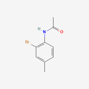 N-(2-Bromo-4-methylphenyl)acetamide chemical structure (CAS 614-83-5)