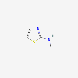 N-Methyl-2-thiazolamine chemical structure (CAS 6142-06-9)