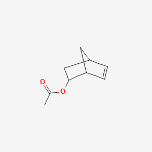 5-Norbornene-2-yl acetate chemical structure (CAS 6143-29-9)