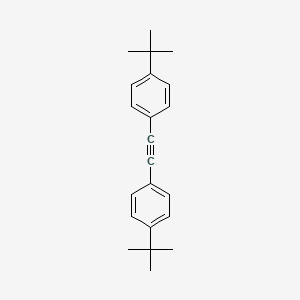 1,2-Bis(4-(tert-butyl)phenyl)ethyne chemical structure (CAS 61440-86-6)