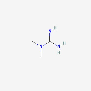 1,1-Dimethylguanidine chemical structure (CAS 6145-42-2)