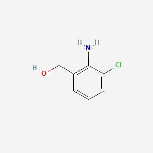 (2-Amino-3-chlorophenyl)methanol chemical structure (CAS 61487-25-0)