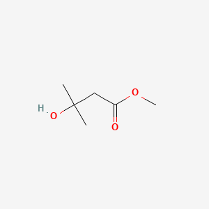 Methyl 3-hydroxy-3-methylbutanoate chemical structure (CAS 6149-45-7)