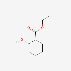cis-Ethyl 2-hydroxycyclohexanecarboxylate chemical structure (CAS 6149-52-6)