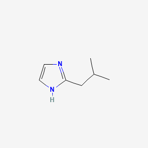 2-Isobutyl-1H-imidazole chemical structure (CAS 61491-92-7)