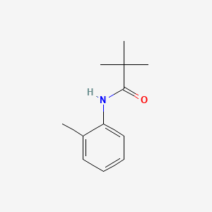 N-(o-Tolyl)pivalamide chemical structure (CAS 61495-04-3)