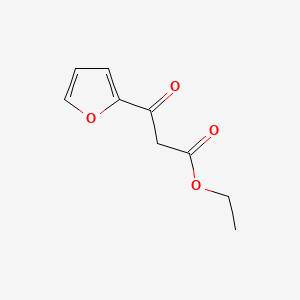 Ethyl 3-(2-Furyl)-3-oxopropanoate chemical structure (CAS 615-09-8)