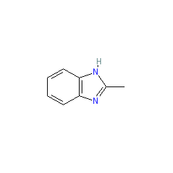 2-Methyl-1H-benzo[d]imidazole chemical structure (CAS 615-15-6)