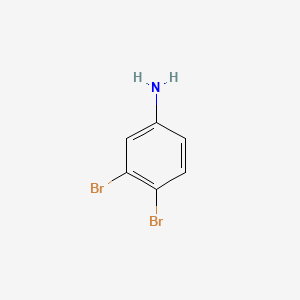 3,4-Dibromoaniline chemical structure (CAS 615-55-4)
